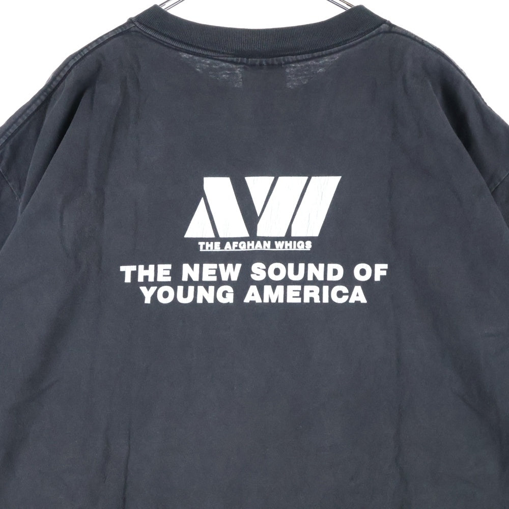 VINTAGE(ヴィンテージ) 90s THE AFGHAN WHIGS アフガン・ウィッグス バンド Tシャツ 半袖カットソー ブラック