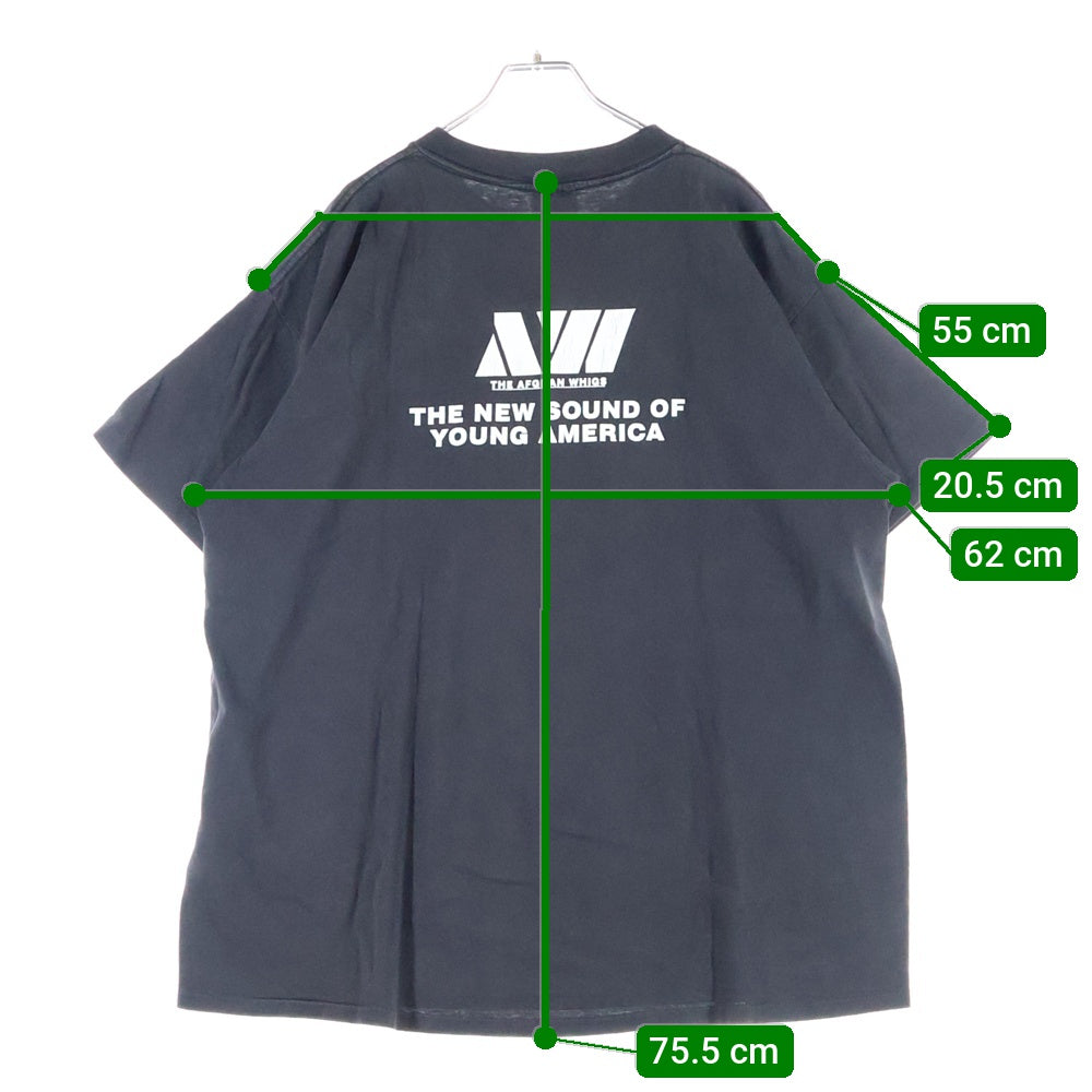 VINTAGE(ヴィンテージ) 90s THE AFGHAN WHIGS アフガン・ウィッグス バンド Tシャツ 半袖カットソー ブラック