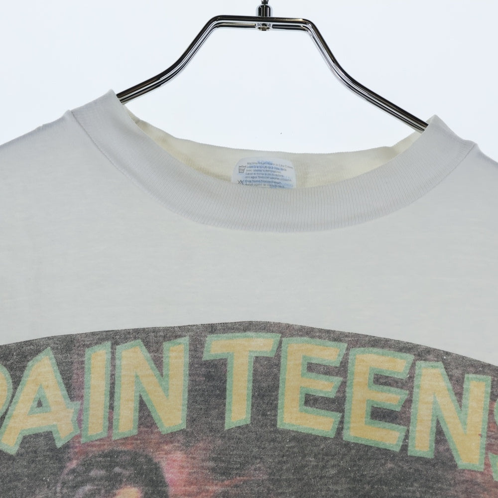 VINTAGE(ヴィンテージ) 90s PAIN TEENS DESTROY ME LOVER ペインティーズ 両面プリント Tシャツ 半袖カットソー ホワイト