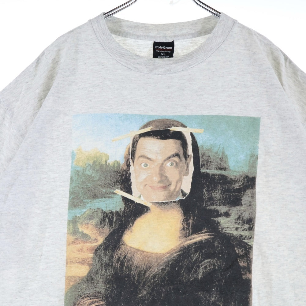 VINTAGE(ヴィンテージ) 90s MR BEAN MONA LISA ミスター ビーン モナリザ パロディ 半袖Tシャツカットソー グレー