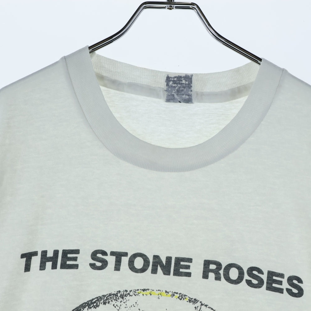 VINTAGE(ヴィンテージ) 90s THE STONE ROSES Lemon ザ・ストーン・ローゼズ レモン フロントプリント Tシャツ 半袖カットソー ホワイト