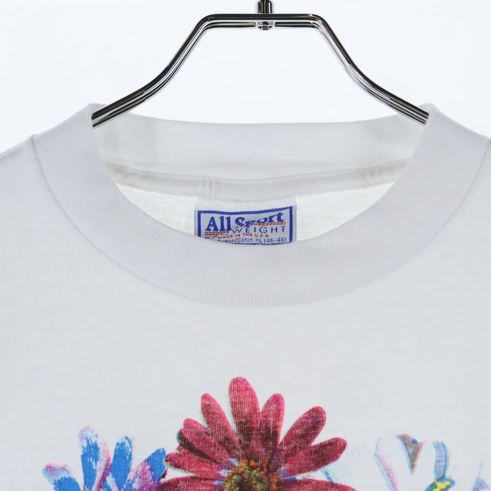 VINTAGE(ヴィンテージ) 90s SONIC YOUTH TANNIS ROOT ソニックユース 宇宙飛行士 半袖Tシャツカットソー ホワイト