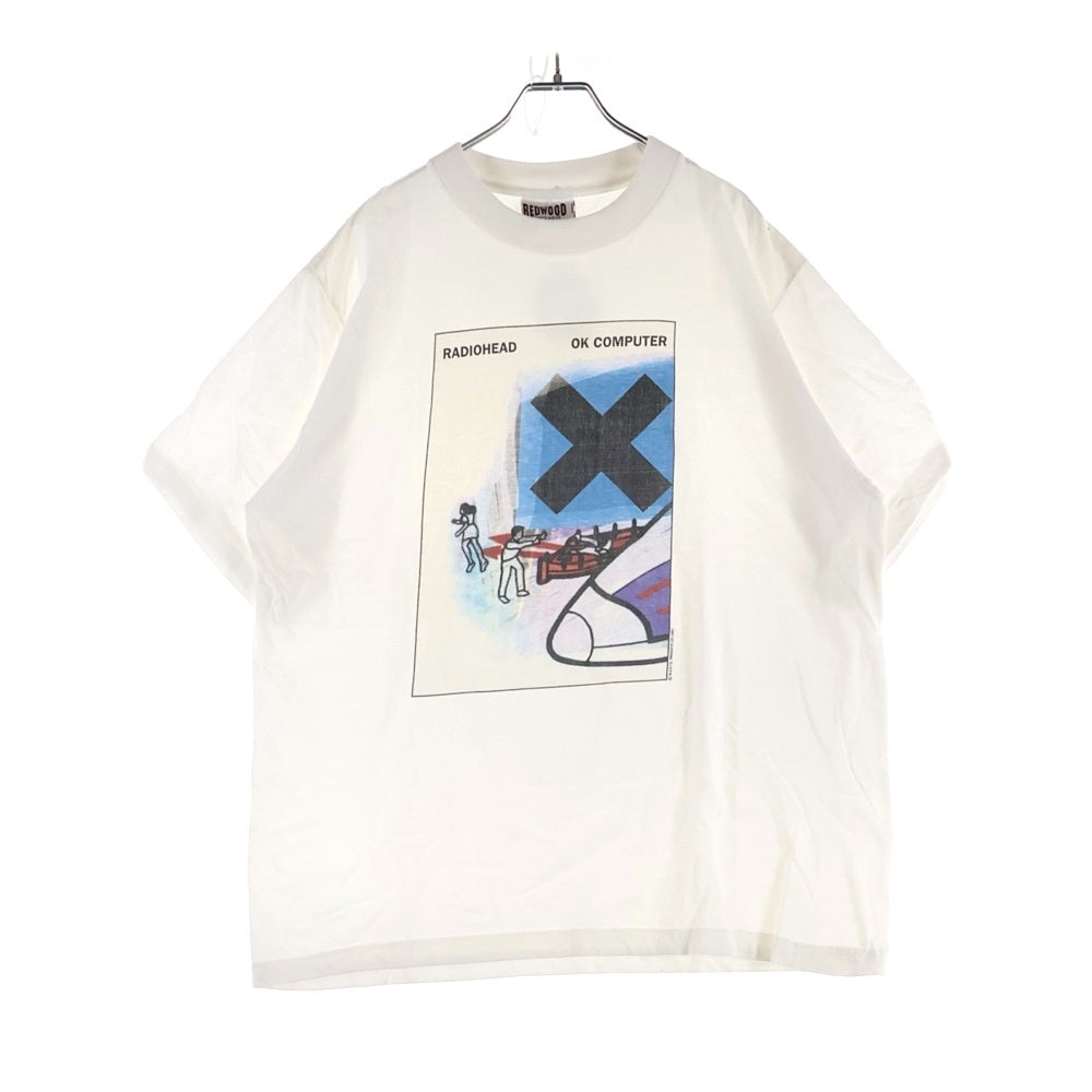 VINTAGE(ヴィンテージ) 90s RADIOHEAD OK COMPUTER レディオヘッド OKコンピューター 両面プリント Tシャツ 半袖カットソー ホワイト