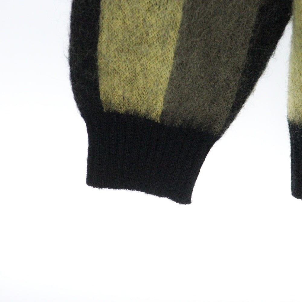 WACKO MARIA(ワコマリア) 20AW STRIPED MOHAIR CARDIGAN モヘアカーディガン ストライプ柄 サイズS