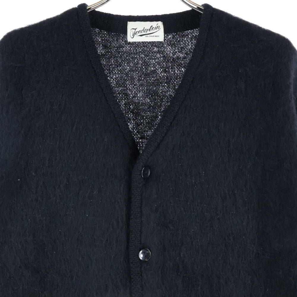 TENDERLOIN(テンダーロイン) MOHAIR CARDIGAN モヘアカーディガン ブラック サイズM
