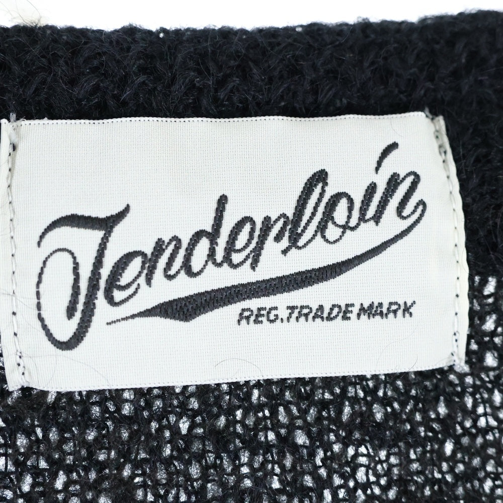 TENDERLOIN(テンダーロイン) MOHAIR CARDIGAN モヘアカーディガン ブラック サイズM