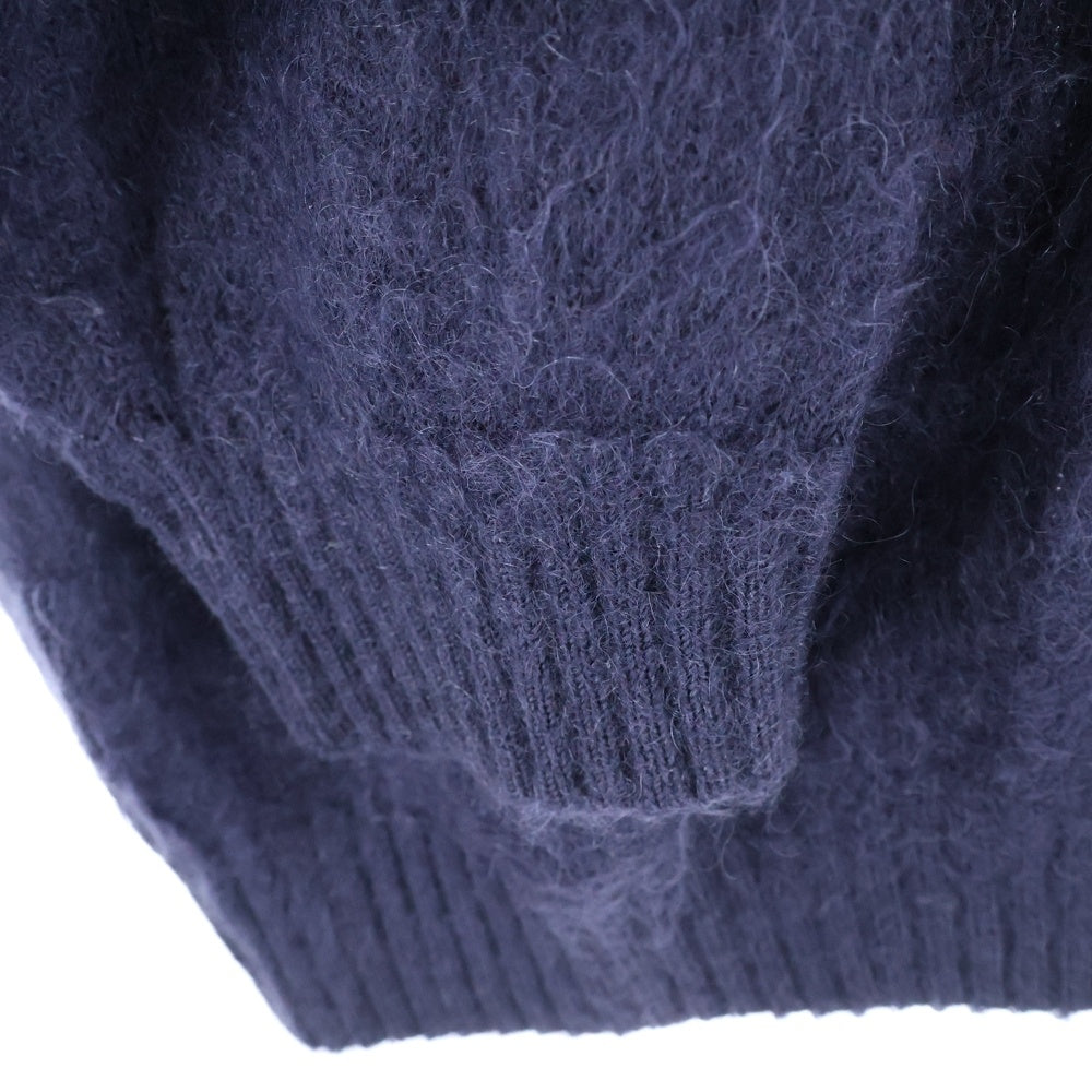 WACKO MARIA(ワコマリア) WOOL MOHAIR CARDIGAN ウール モヘアカーディガン ネイビー