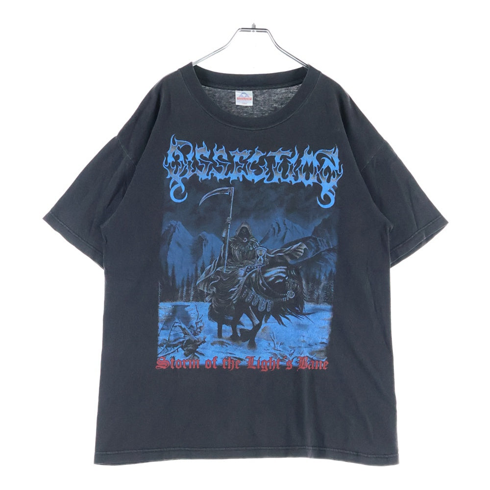 VINTAGE(ヴィンテージ) 90s DISSECTION Storm of the Light's Bane ディセクション バンドTシャツ 両面プリント 半袖Tシャツ カットソー ブラック