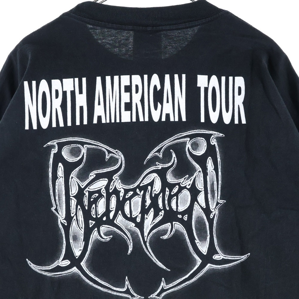 VINTAGE(ヴィンテージ) 00s BEHEADED Recounts of Disembodiment メタル バンドTシャツ 両面プリント 長袖Tシャツ ブラック