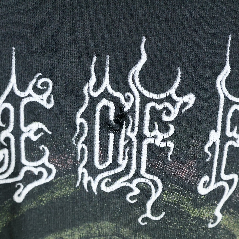 VINTAGE(ヴィンテージ) 00s CRADLE OF FILTH Humanis Nocturnal クレイドルオブフィルス 両面プリント 長袖Tシャツ カットソー ブラック