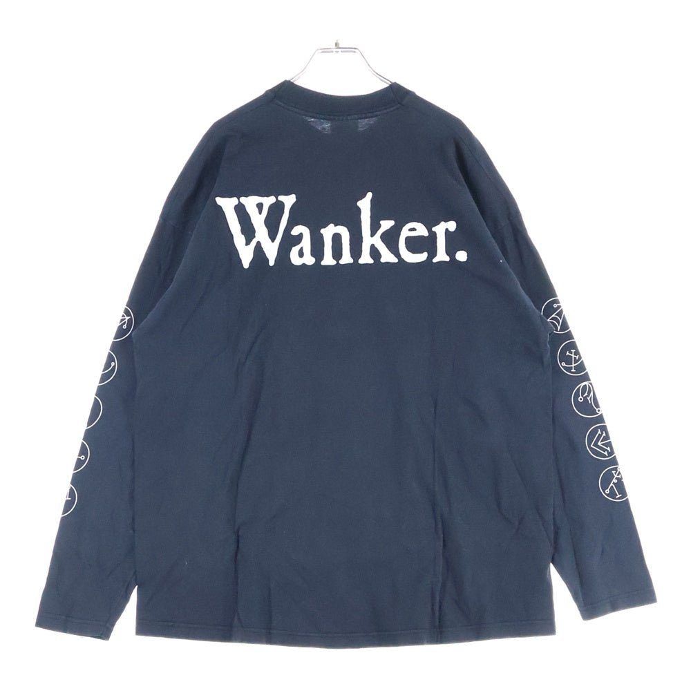 VINTAGE(ヴィンテージ) 90s CRADLE OF FILTH Wanker クレイドルオブフィルス 両面プリント 長袖Tシャツ カットソー ブラック