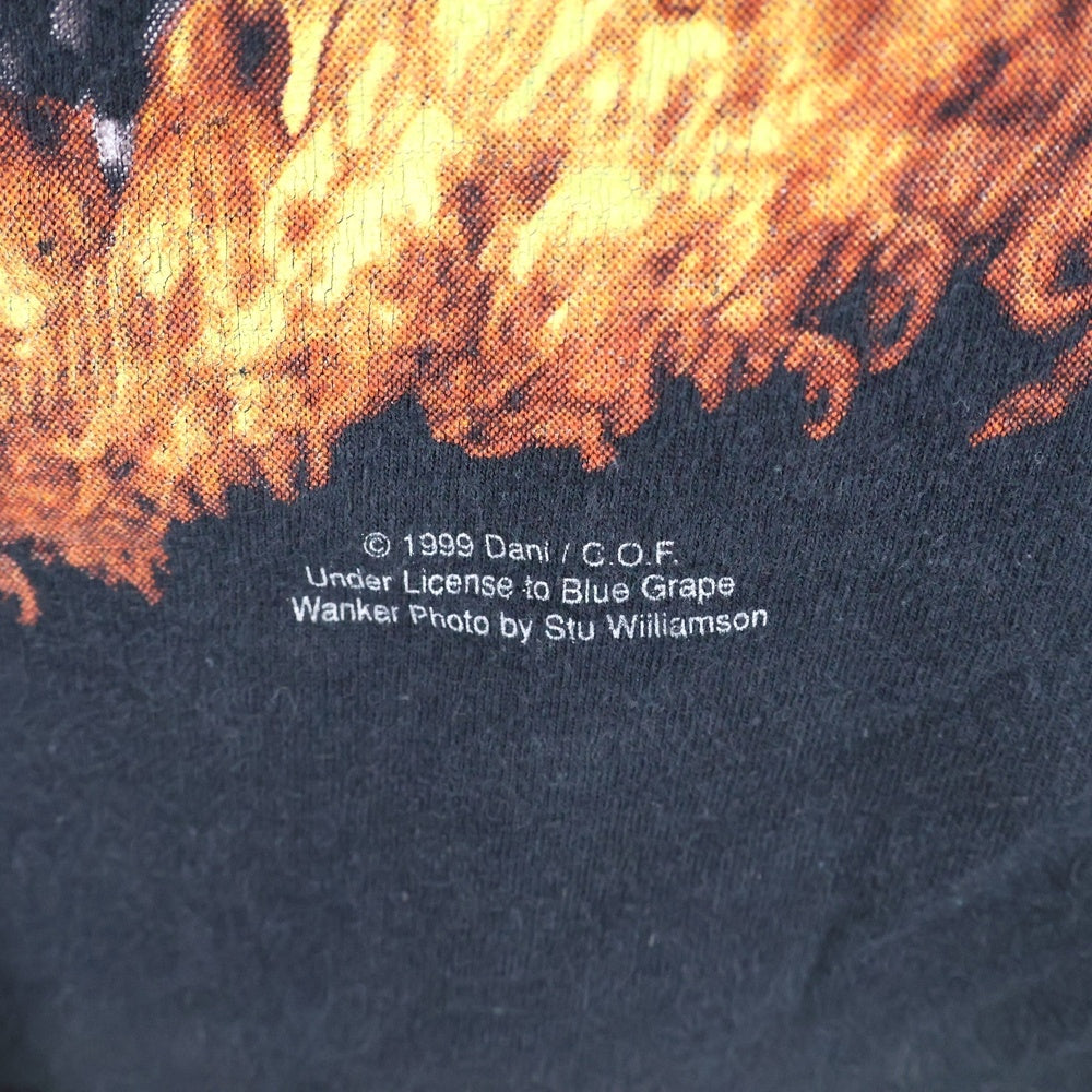 VINTAGE(ヴィンテージ) 90s CRADLE OF FILTH Wanker クレイドルオブフィルス 両面プリント 長袖Tシャツ カットソー ブラック