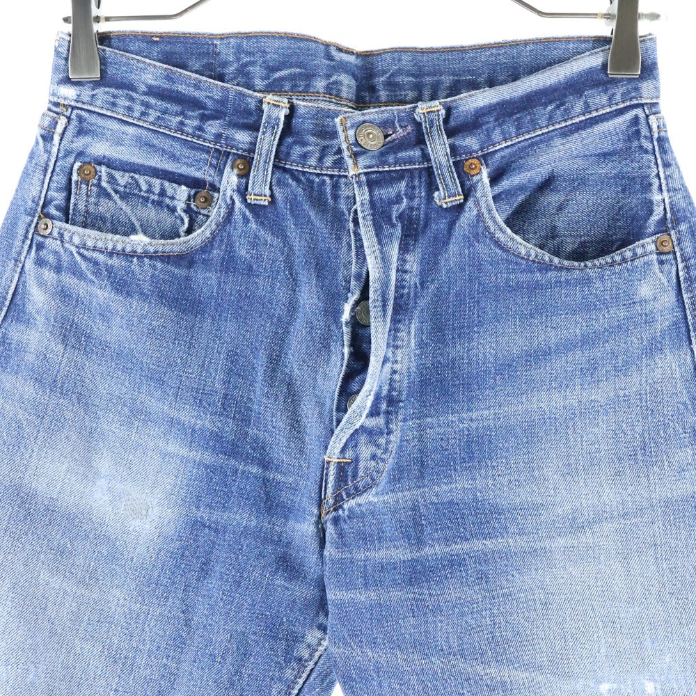 Levi's(リーバイス) 60s VINTAGE 501 BIG E 前期 ボタン裏刻印8 足長R 平行ステッチ デニム パンツ インディゴ
