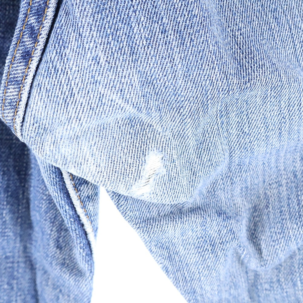 Levi's(リーバイス) 60-70s VINTAGE 502 BIG E 均等V ボタン裏刻印8 42TALON 並行ステッチ ジップフライ デニム パンツ インディゴ