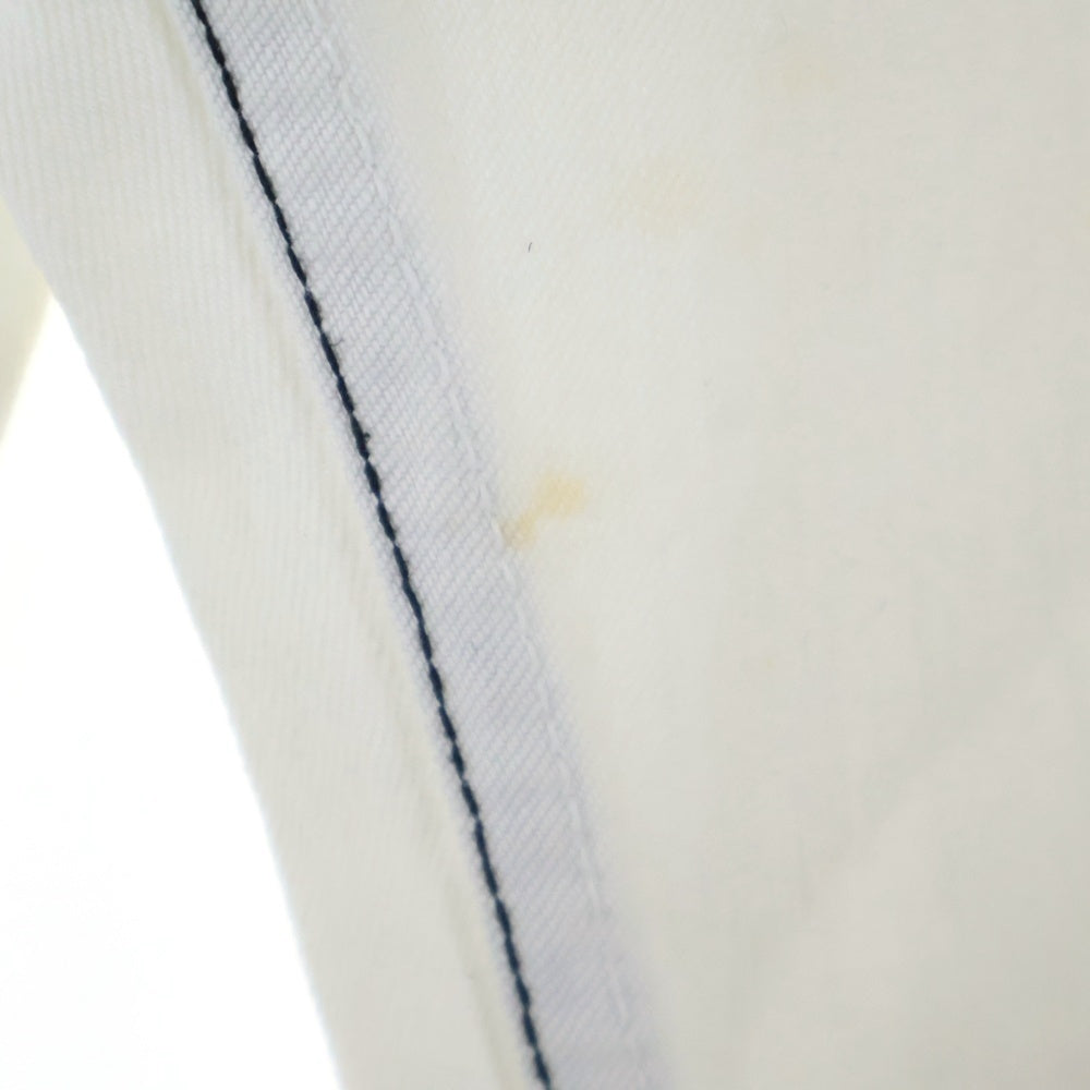 NUMBER (N)INE(ナンバーナイン) 02ss WAPPEN DENIM モダンエイジ期 パッチ ストレート デニム ホワイト