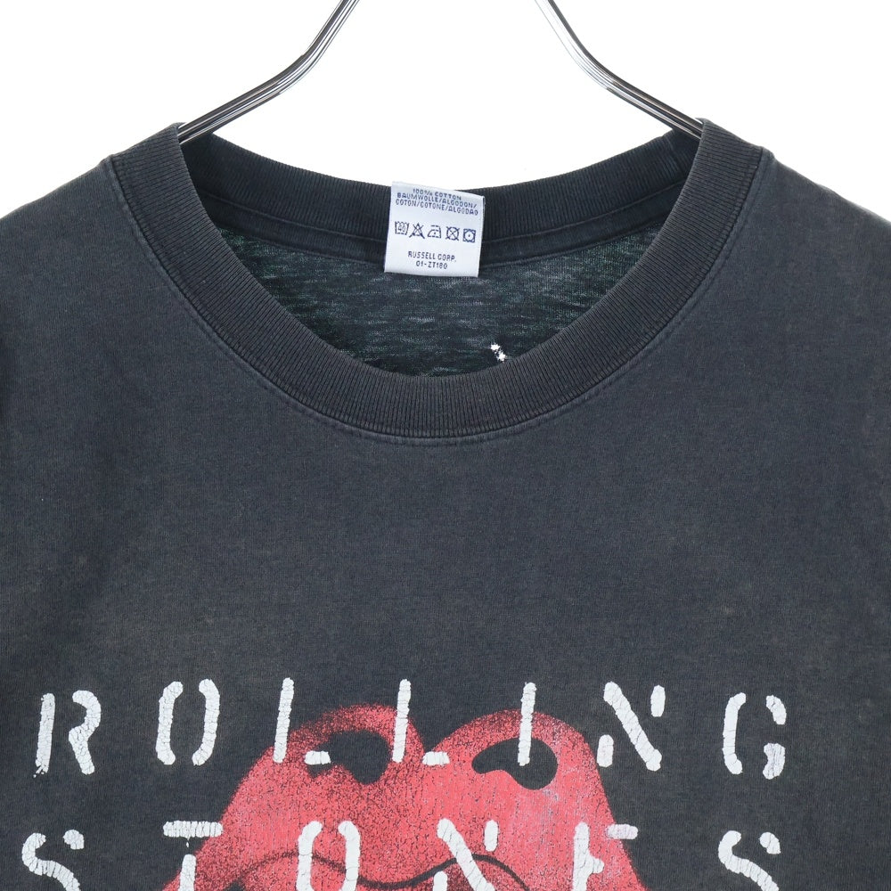 VINTAGE(ヴィンテージ) 00s THE ROLLING STONES WORLD TOUR ローリングストーンズ 両面プリント Tシャツ 半袖カットソー ブラック