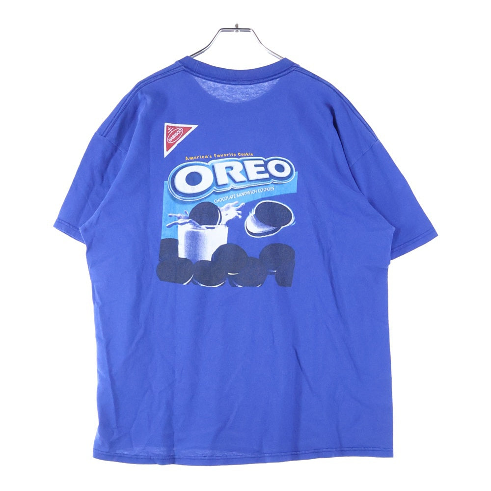 VINTAGE(ヴィンテージ) 00s OREO KRAFT オレオ 両面プリント Tシャツ 半袖カットソーブルー