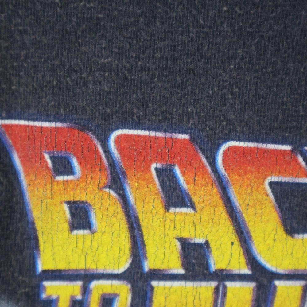 VINTAGE(ヴィンテージ) 90-00s BACK TO THE FUTURE MOVIE TEE バックトゥザフゥーチャー フロントプリント Tシャツ 半袖カットソーブラック