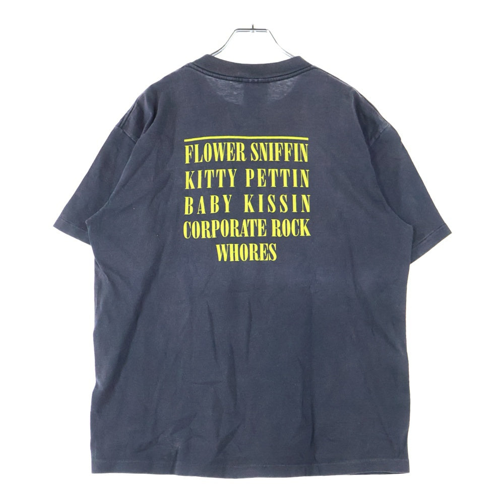 VINTAGE(ヴィンテージ) 90s NIRVANA SMILE ニルヴァーナ スマイル Tシャツ 半袖カットソーブラック