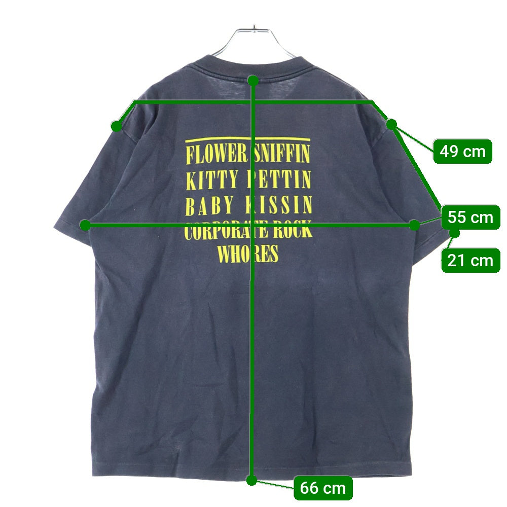 VINTAGE(ヴィンテージ) 90s NIRVANA SMILE ニルヴァーナ スマイル Tシャツ 半袖カットソーブラック