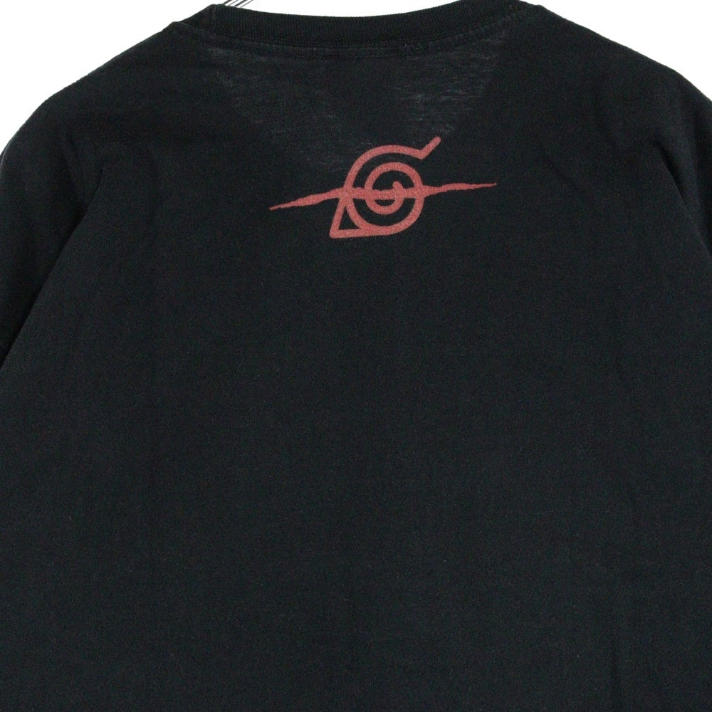 VINTAGE(ヴィンテージ) 00s NARUTO SHIPPUDEN ナルト 疾風伝 暁 雲 プリント Tシャツ 半袖カットソー ブラック