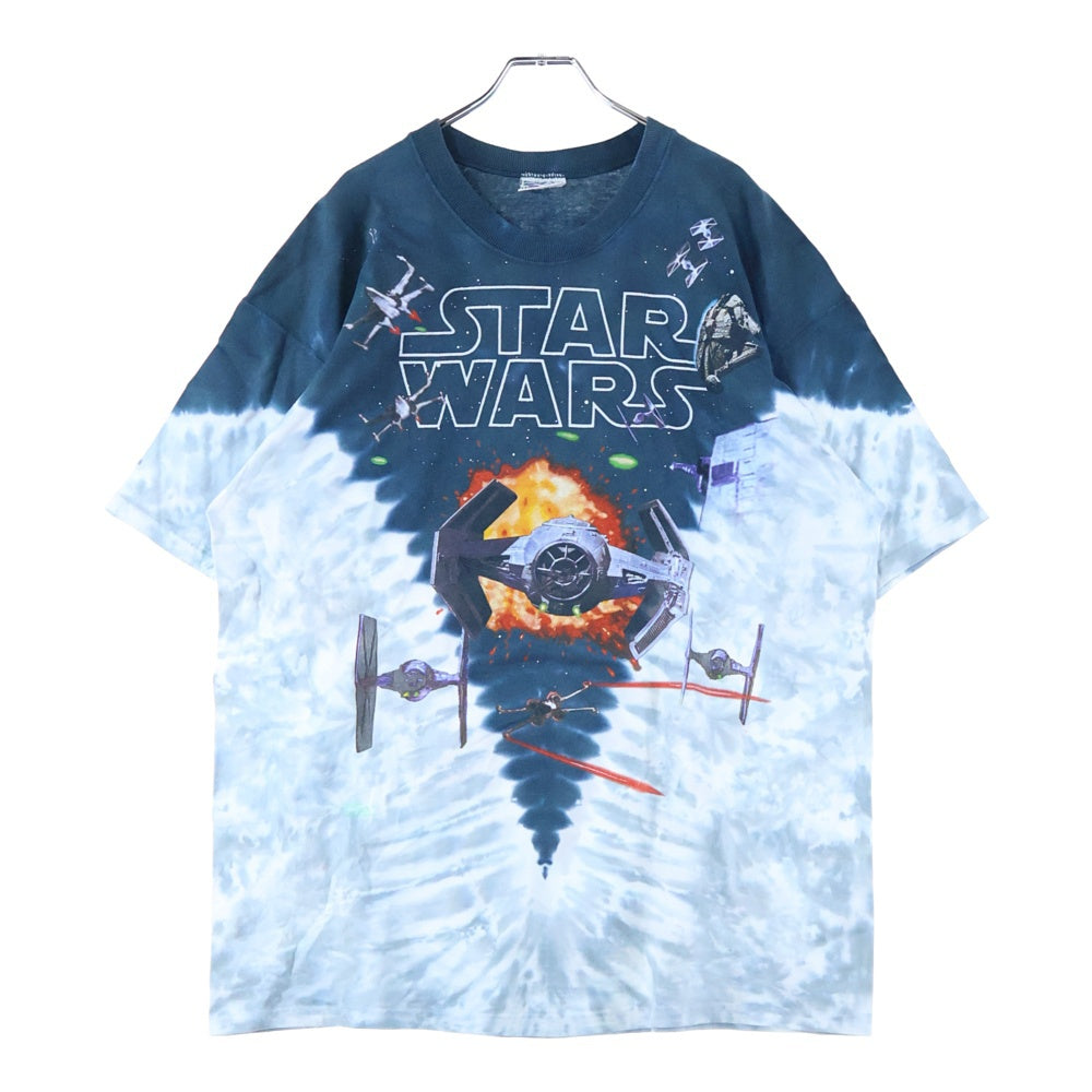 VINTAGE(ヴィンテージ) 90s STAR WARS スターウォーズ オーバープリント Tシャツ 半袖カットソーマルチカラー