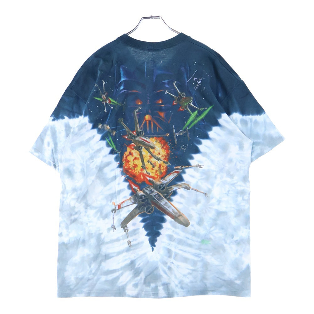 VINTAGE(ヴィンテージ) 90s STAR WARS スターウォーズ オーバープリント Tシャツ 半袖カットソーマルチカラー