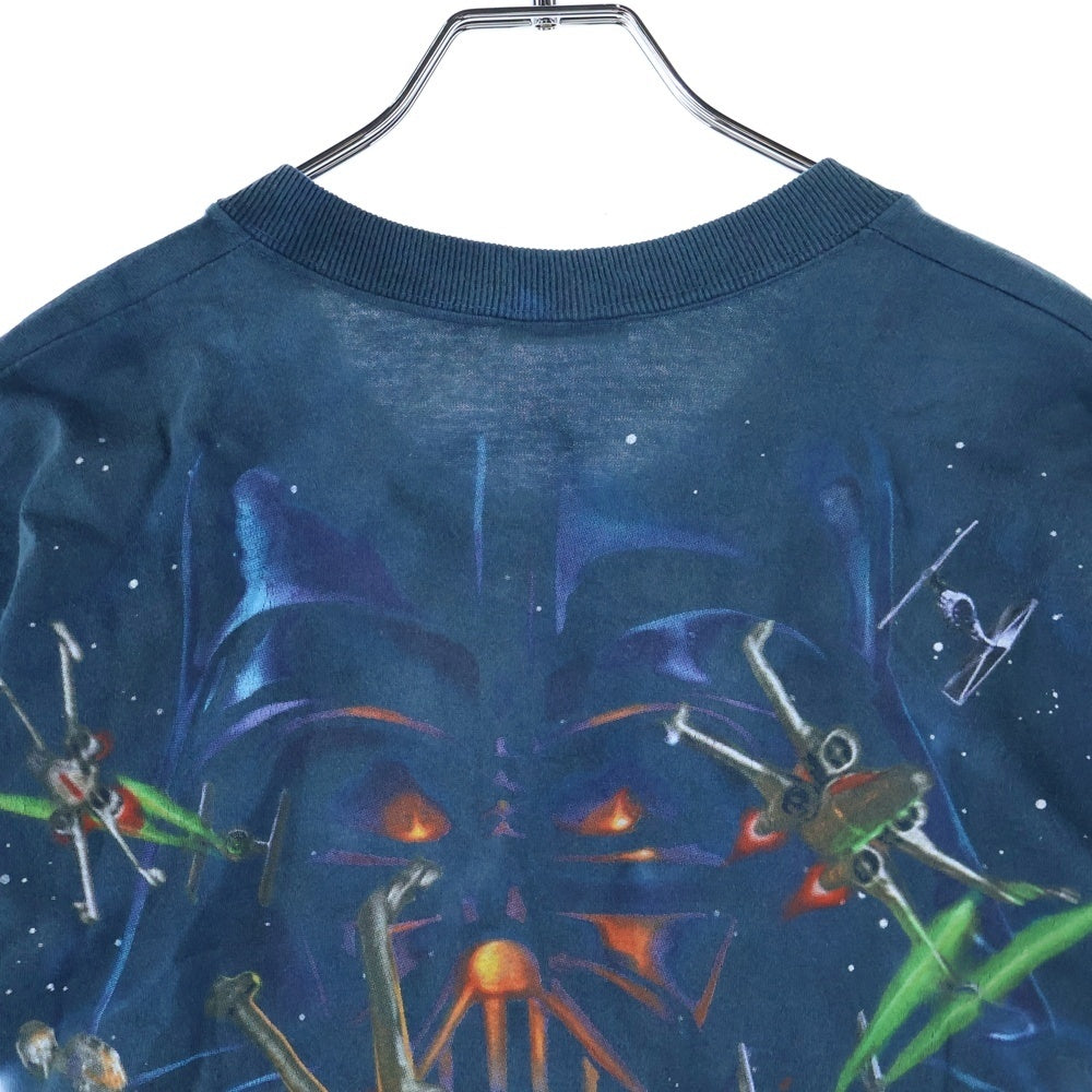 VINTAGE(ヴィンテージ) 90s STAR WARS スターウォーズ オーバープリント Tシャツ 半袖カットソーマルチカラー