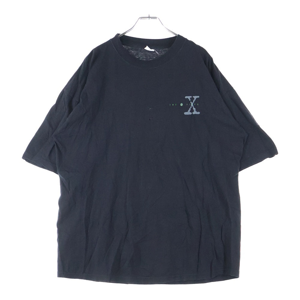 VINTAGE(ヴィンテージ) 00s X-FILES The Truth Is Out There エックスファイル 両面プリント 半袖Tシャツ ブラック