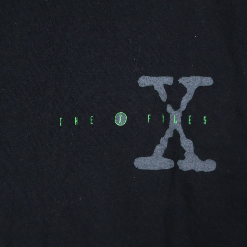 VINTAGE(ヴィンテージ) 00s X-FILES The Truth Is Out There エックスファイル 両面プリント 半袖Tシャツ ブラック