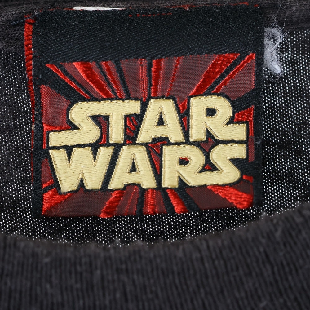 VINTAGE(ヴィンテージ) 90s STAR WARS EPISODE 1JEDIvsSITH スターウォーズ エピソード1 Tシャツ 半袖カットソー ブラック