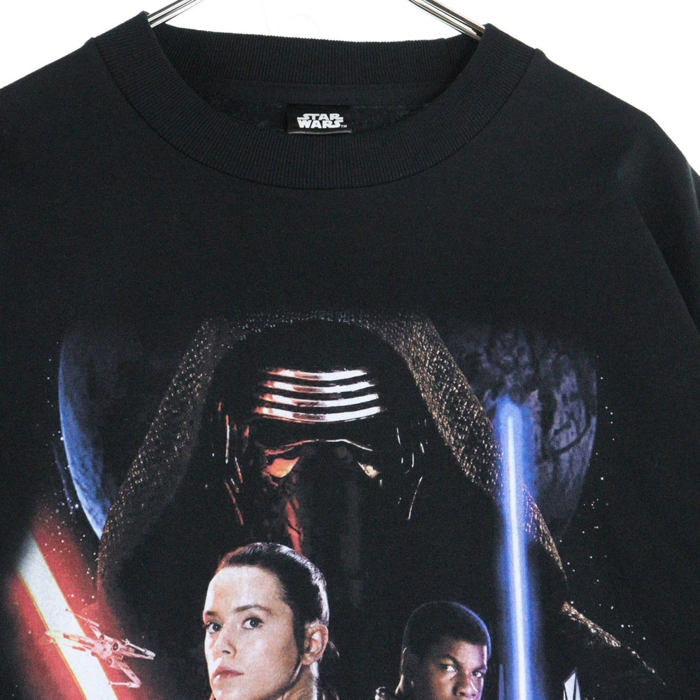 FREAK'S STORE(フリークスストア) STAR WARS EP7 KV TEE スターウォーズ エピソード7 両面プリント Tシャツ 半袖カットソー ブラック