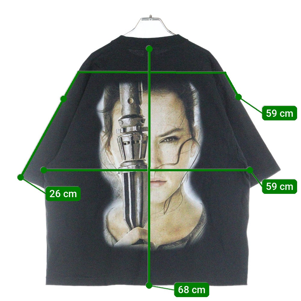FREAK'S STORE(フリークスストア) STAR WARS EP7 KV TEE スターウォーズ エピソード7 両面プリント Tシャツ 半袖カットソー ブラック