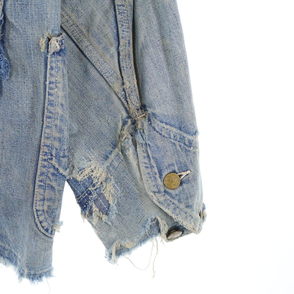 LEE(リー) 40s LEE 91-J DENIM COVERALL JACKET ハウスタグ後期 デニム カバーオール ジャケット インディゴ