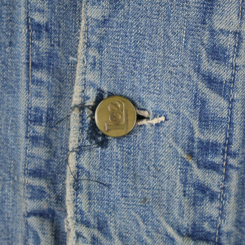 LEE(リー) 40s LEE 91-J DENIM COVERALL JACKET ハウスタグ後期 デニム カバーオール ジャケット インディゴ