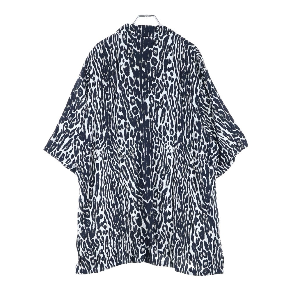 BURBERRY LONDON(バーバリーロンドン) 20SS LEOPARD SHIRT レオパード 半袖 開襟 アロハシャツ ブラック/ホワイト 8023943