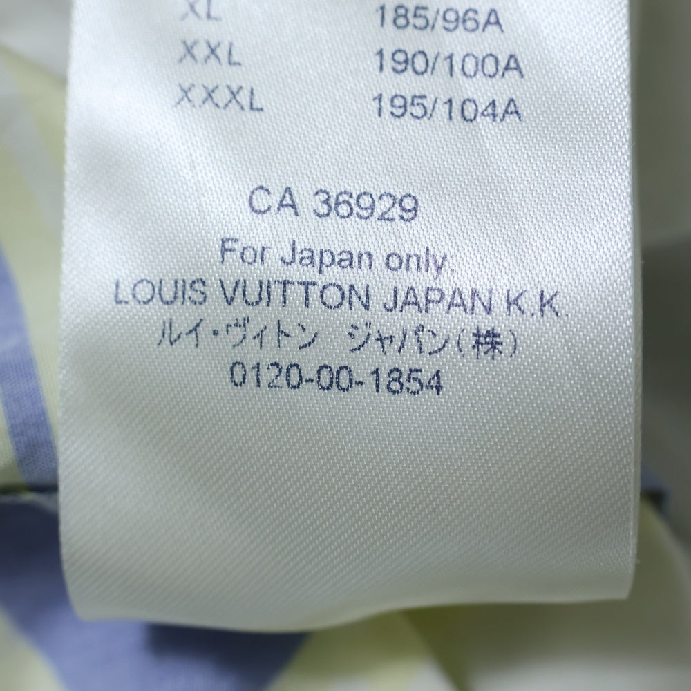 LOUIS VUITTON(ルイヴィトン) 20SS MONOGRAM S/S SHIRT ヴァージルアブロー マルチカラー モノグラムハワイアン 半袖シャツ ホワイト RM202M XGA HJS04W