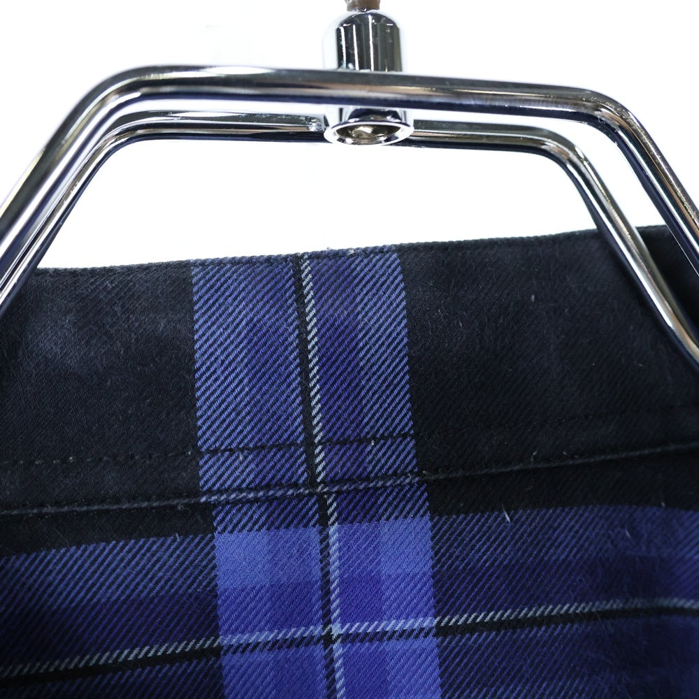 GIVENCHY(ジバンシィ) BD CHECK L/S SHIRT ボタンダウン チェック 長袖シャツ ブルー/ブラック 16J 6256 417