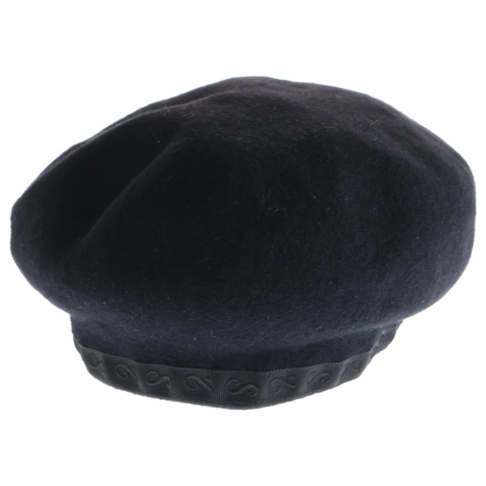 TAKAHIROMIYASHITA The SoloIst.(タカヒロミヤシタザソロイスト) 16AW WOOL HAT ウール ベレー帽 キャップ ブラック 0003AW16