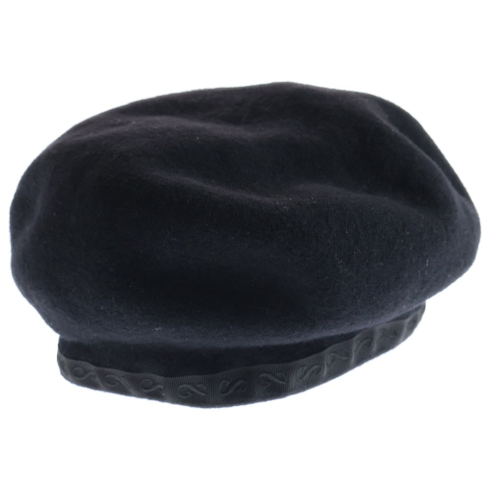 TAKAHIROMIYASHITA The SoloIst.(タカヒロミヤシタザソロイスト) 16AW WOOL HAT ウール ベレー帽 キャップ ブラック 0003AW16