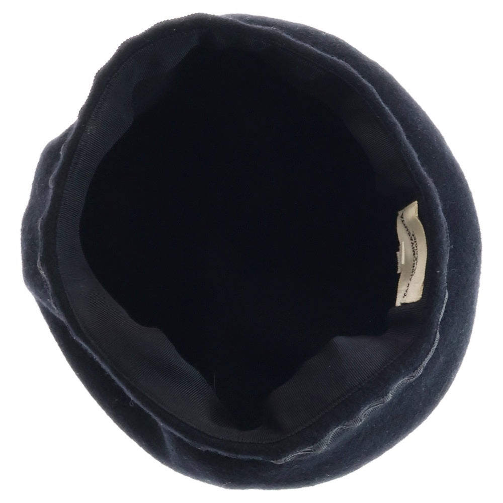 TAKAHIROMIYASHITA The SoloIst.(タカヒロミヤシタザソロイスト) 16AW WOOL HAT ウール ベレー帽 キャップ ブラック 0003AW16