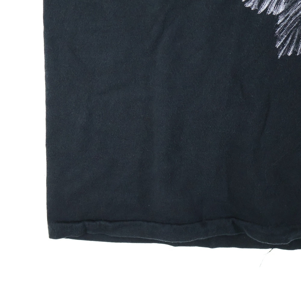 HARLEY DAVIDSON(ハーレーダビッドソン) 90s VINTAGE BARNETT EL PASO TEXAS LESA BLECHLE 1993 鷲 ワシ 両面プリント 半袖Tシャツ カットソー ブラック