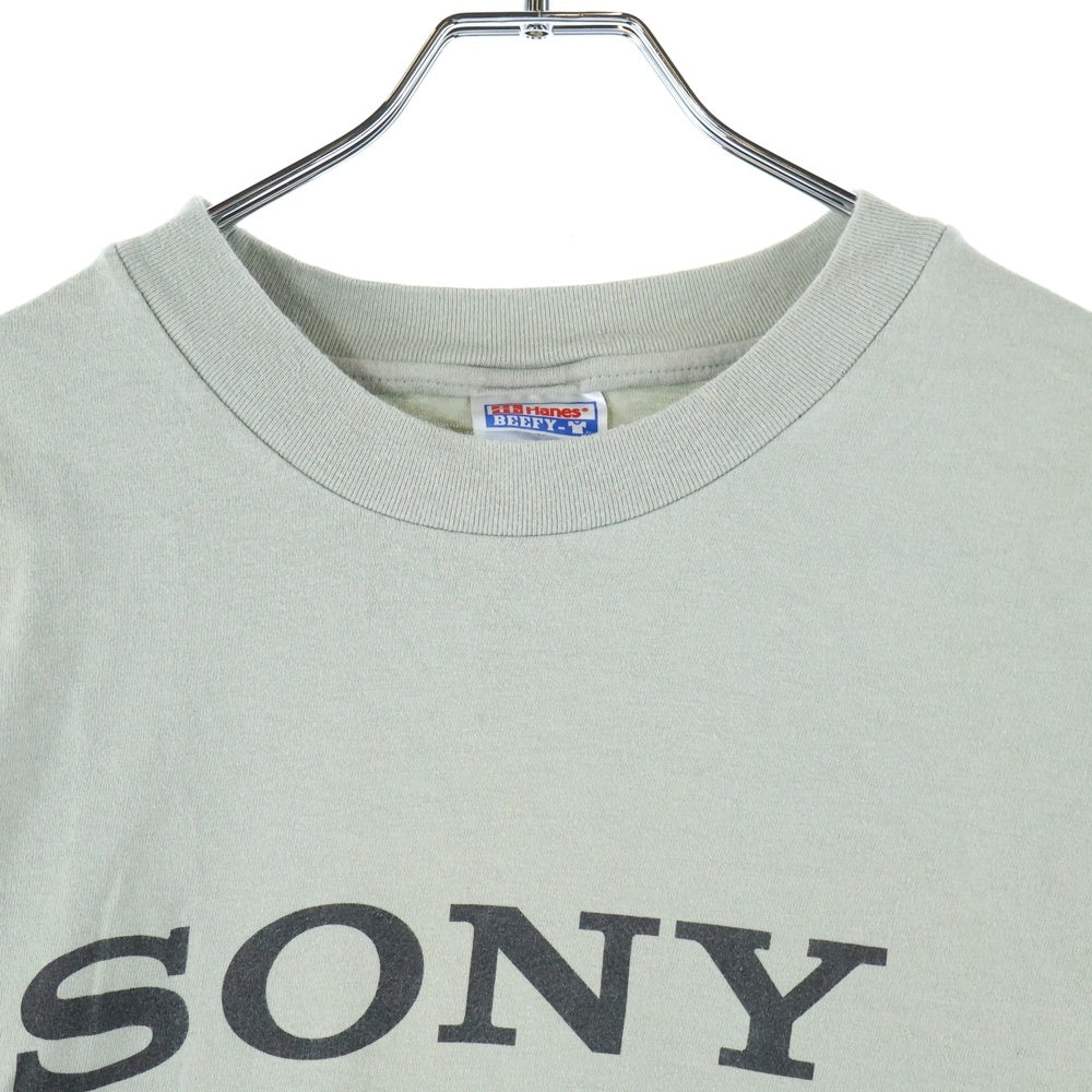 VINTAGE(ヴィンテージ) 90-00s SONY ソニー フロントプリント 企業 ロゴ 半袖Tシャツ カットソー カーキ