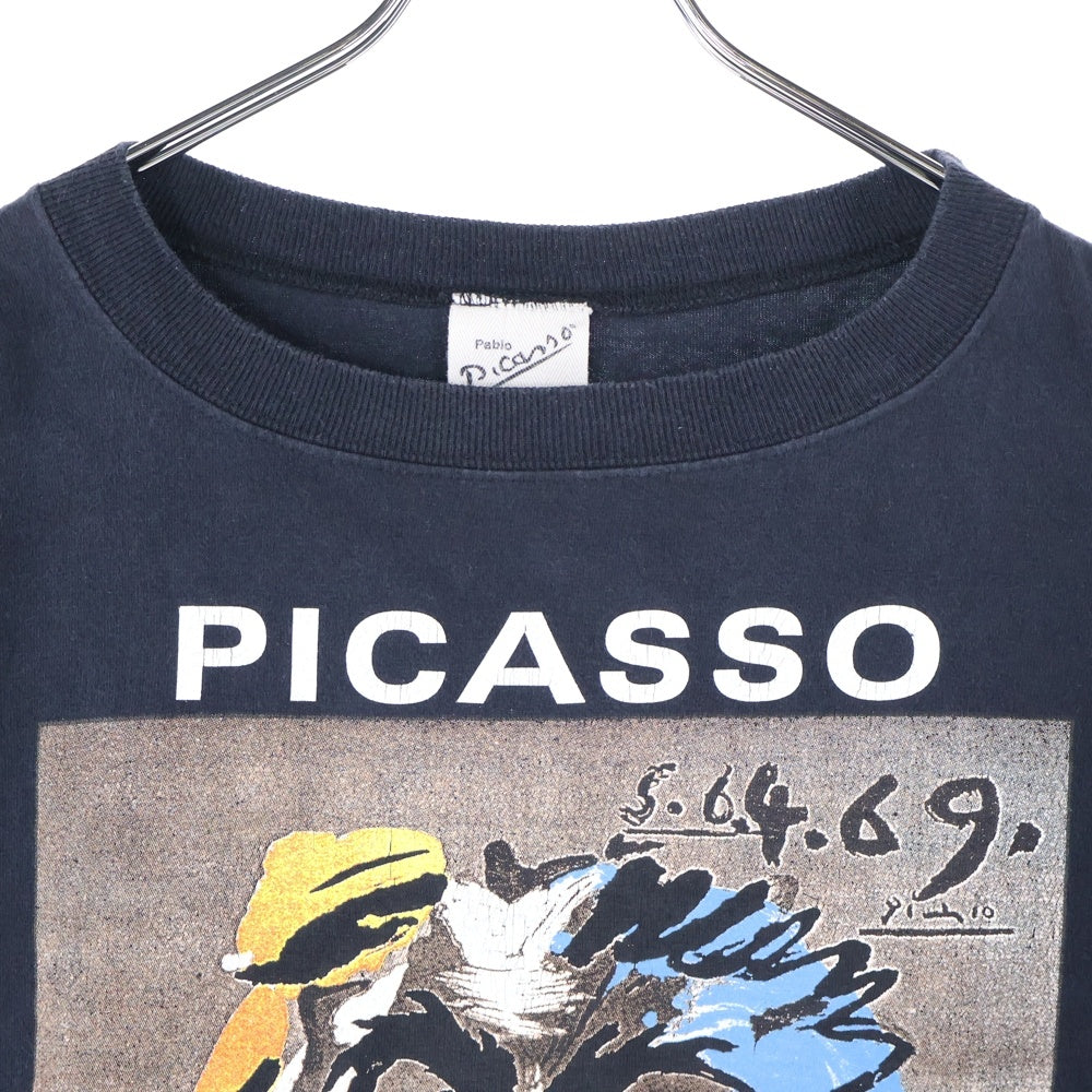 VINTAGE(ヴィンテージ) 90-00s PABLO PICASSO SPADEM 1995 パブロピカソ 半袖Tシャツ カットソー ブラック