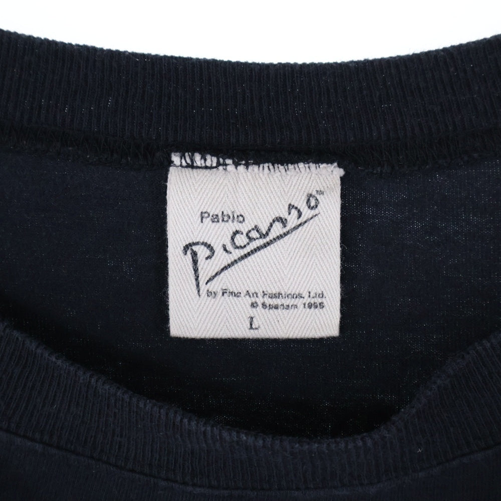 VINTAGE(ヴィンテージ) 90-00s PABLO PICASSO SPADEM 1995 パブロピカソ 半袖Tシャツ カットソー ブラック