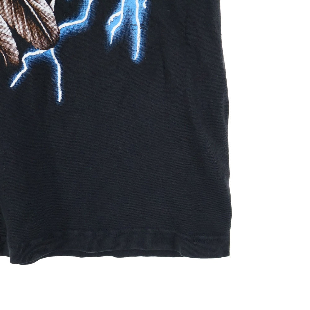 VINTAGE(ヴィンテージ) 90-00s AMERICAN THUNDER アメリカンサンダー 半袖Tシャツ カットソー ブラック
