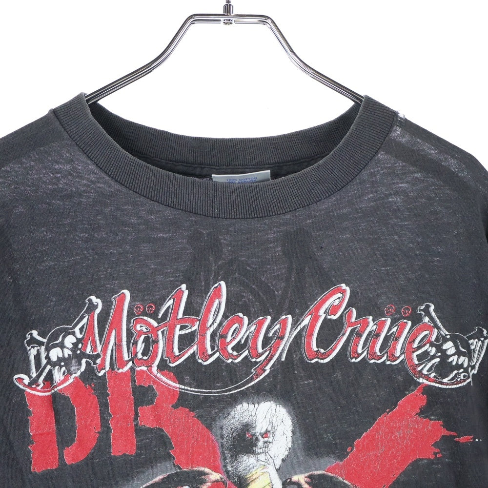 VINTAGE(ヴィンテージ) 80s MOTLEY CRUE DR FEEL GOOD モトリークルー ドクター フィールグッド 半袖Tシャツ カットソー ブラック
