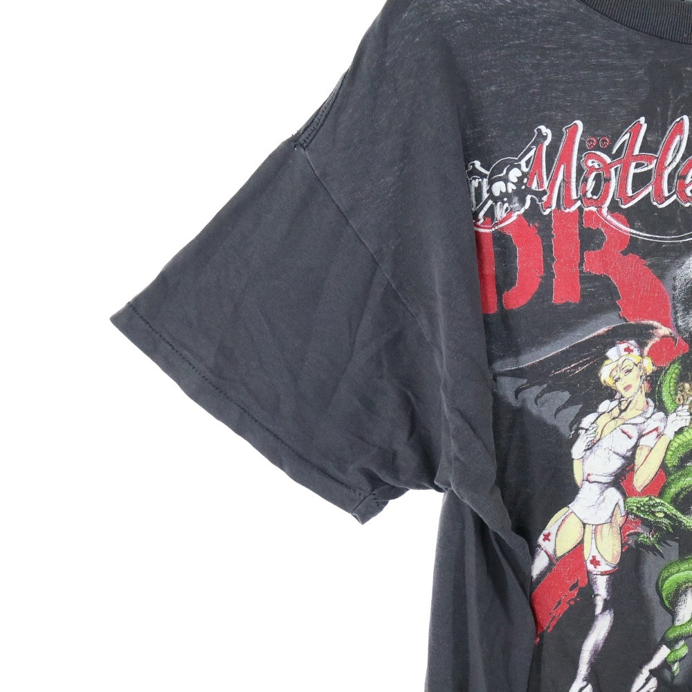 VINTAGE(ヴィンテージ) 80s MOTLEY CRUE DR FEEL GOOD モトリークルー ドクター フィールグッド 半袖Tシャツ カットソー ブラック