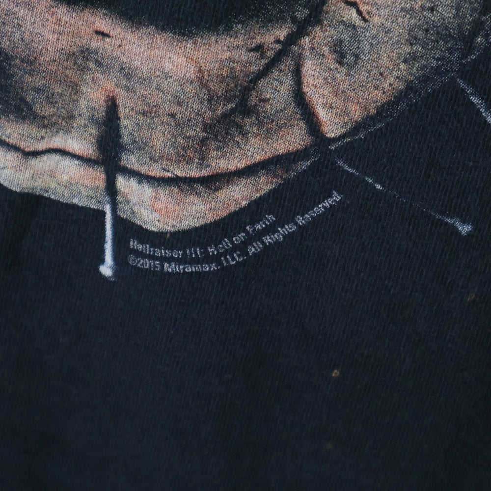VINTAGE(ヴィンテージ) 00s HELLRAISER PINHEAD ヘルレイザー ピンヘッド 半袖Tシャツ カットソー ブラック