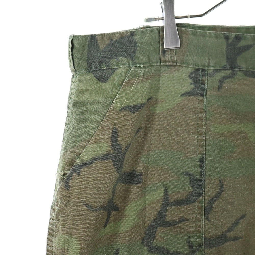 VINTAGE(ヴィンテージ) 60-80s MILITARY CIVILIAN LEAFBAKER PANTS RAPIDジップ ミリタリー シビリアンリーフ ベイカー パンツ 民間 迷彩 カモフラージュ カーキ